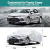 Picture of Car Cover Custom Fit for Toyota Camry 1996-2023, for Honda Accord 2001-2023, Waterproof All Weather for Automobiles Full Exterior Cover Rain Sun UV Protection with Door Zipper