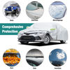Picture of Car Cover Custom Fit for Toyota Camry 1996-2023, for Honda Accord 2001-2023, Waterproof All Weather for Automobiles Full Exterior Cover Rain Sun UV Protection with Door Zipper