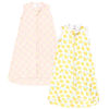 Picture of Hudson Baby Unisex Baby Cotton Wearable Sleeping Bag, Sack, Blanket, Lemon Daisy Sleeveless, 3-9 Months