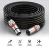 Picture of EBXYA XLR Cable 20ft 4 Pack - Mic Cables Balanced DMX Cable Male to Female Suitable for Microphones, Radio Station, Stage Lighting