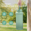 Picture of Momcozy 22oz Portable Breast Milk Cooler for Outdoor, 360°Total Cooling for 24Hours, Larger Capacity Travel Breastmilk Chiller with 2pcs Baby Bottles for Breastmilk Storage, Breastfeeding Essentials