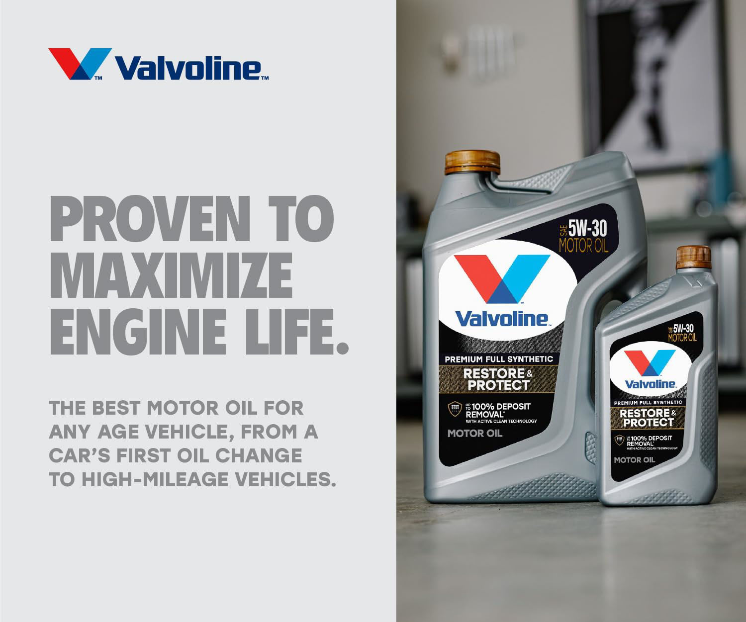 GetUSCart- Valvoline Restore & Protect Full Synthetic 0W-20 Motor Oil 1 QT