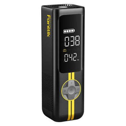 Picture of Fanttik X8 APEX EV Tire Inflator Portable Air Pump, 2X Faster Inflation, 150PSI Cordless Air Compressor with Powerful Battery, Fits Electric Cars, Cars, Motorcycles, Bikes, Balls