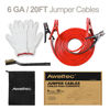 Picture of AWELTEC Jumper Cables 6 Gauge 20 Feet Battery Jumper Cables for Car -40℉ to 140℉ - Heavy Duty Booster Cables with Carry Bag, Safety Gloves and Iron Brush (6AWG x 20FT)