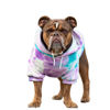 Picture of Spark Paws Dog Hoodie - Premium Quality, Buttery Soft, Superior Comfort and Fit, Calming Fleece Interior, Suitable for All Breeds - 90s Retro Sky Dye - 2XL