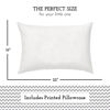 Picture of Little Sleepy Head Youth Pillow with Pillowcase 16x22, Soft Jumbo Toddler Pillow, Kids Pillow & Hypoallergenic Pillow Case - Best Kids Pillows for Sleeping, Perfect Kids Travel Pillow (Chevron Gray)