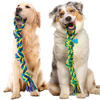Picture of SHARLOVY Dog Rope Toy for Medium Dogs, 2 Pack Heavy Duty Dog Chew Toys for Aggressive Chewers, Interactive Tug of War Dog Toys for Medium to Large Breed
