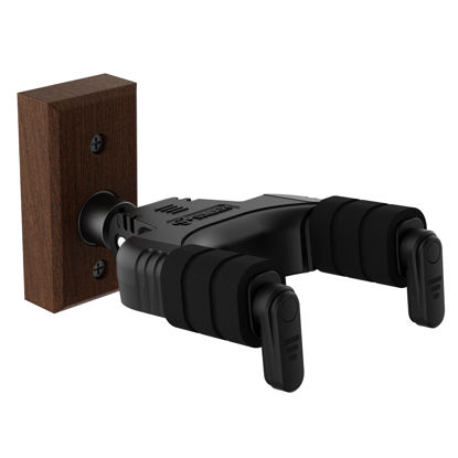 Picture of Sondery Guitar Wall Mount Hanger, Auto Lock and Adjustable Hook Holder for Acoustic and Electric Guitar, Ukulele, Bass, Banjo and Mandolin