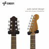 Picture of Sondery Guitar Wall Mount Hanger, Auto Lock and Adjustable Hook Holder for Acoustic and Electric Guitar, Ukulele, Bass, Banjo and Mandolin