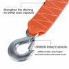 Picture of JCHL Tow Strap Heavy Duty with Hooks 2”x20’ 15,000LB Recovery Strap 6,8 Tons Towing Strap with Safety Hooks Polyester