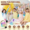 Picture of Koolcover Mini Karaoke Machine for Kids Adults, Portable Bluetooth Speaker with 2 Wireless Microphones,Toys Birthday Gifts for Girls Ages 4, 5, 6, 7, 8,9,10,11,12+ Family Home Party (Beige)