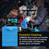 Picture of UNIMADE Shop Towels, 24 Pack Commercial Grade Shops Rags Microfiber Towel for Cars Cleaning Rag Bulk Clean Cloth for Automotive Bar Mechanic Restaurant Garage Housekeeping, 11.5"x 11.5", Blue