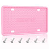 Picture of YIZHEN 1Pack Silicone License Plate Frame Covers for Car Silicone License Plate Holder for US Standard (1 Pack Pink)