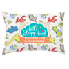 Picture of Youth Pillow with Pillowcase 16x22, Soft Jumbo Toddler Pillow, Kids Pillow & Hypoallergenic Pillow Case - Best Kids Pillows for Sleeping, Perfect Kids Travel Pillow (Dinosaurs White)