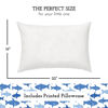 Picture of Youth Pillow with Pillowcase 16x22, Soft Jumbo Toddler Pillow, Kids Pillow & Hypoallergenic Pillow Case - Best Kids Pillows for Sleeping, Perfect Kids Travel Pillow (Fintastic Friends)