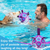 Picture of QDAN Dog Toys Soccer Ball - Durable Dog Balls with Strap for Medium Small Dogs, Puppy Birthday Gifts, Dog Tug Toy for Tug of War (8 Inch)