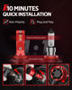 Picture of Torchbeam 9005/HB3 Bulbs Combo, 𝟐𝟐𝟎𝟎𝟎 𝐋𝐌 𝟔𝟎𝐖 𝟖𝟎𝟎% 𝐒𝐮𝐩𝐞𝐫𝐢𝐨𝐫 𝐁𝐫𝐢𝐠𝐡𝐭𝐧𝐞𝐬𝐬 9005 Bulbs 6500K Cool White for ATVS, Fog Powersports Bulbs Plug-N-Play, Pack of 2