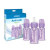 Picture of Dr. Brown’s Natural Flow® Anti-Colic Options+™ Narrow Baby Bottles 4 oz/120 mL, with Level 1 Slow Flow Nipple, 3 Pack, 0m+ Lavender