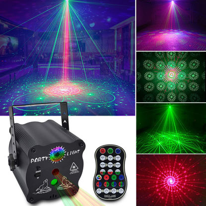 Picture of Party Lights Dj Disco Lights, Sound Activated Lights with Remote Control for Dance Party Karaoke Living Room Pub