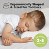 Picture of KeaBabies Toddler Pillow - Soft Organic Cotton Toddler Pillows for Sleeping - 13X18 Small Pillow for Kids - Kids Pillows for Sleeping - Kids Pillow for Travel, School, Nap, Age 2 to 5 (Soft White)