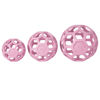 Picture of JW Pet HOL-ee Roller™, Dog Toy Puzzle Ball, Natural Rubber, Small (3 Inch Diameter), Pink