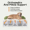Picture of Large Dog Bed Orthopedic Washable - Beds Bolster - Extra Large Big Dogs - Memory Foam Couch Sofa - Waterproof with Removable Cover - Grass Green Dog Bed