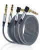 Picture of AkoaDa 1/4 inch TRS Audio Cable (2Pack 15FT), 6.35mm Male Jack Balanced Stereo Cord,6.35 Instrument Interconnect Wire for Electric Bass,Keyboard,Mixer,Amplifier/Amp,Speaker,etc