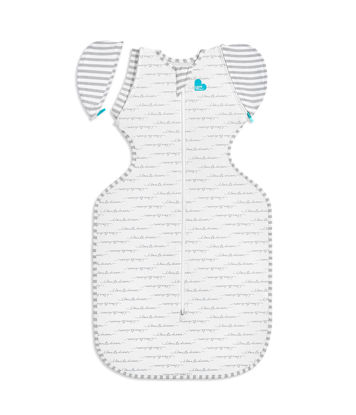 Picture of Love to Dream Swaddle Up Transition Swaddle, Patented Zip-Off Wings, Gently Help Baby Transition from Being Swaddled to Arms Free When Showing Signs of Rolling, 1.0 TOG, 13-19 lbs, White