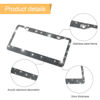 Picture of YALOK Bling Car License Plate Frame, Sparkly Rhinestone Stainless Steel License Plate Cover/Holder, Universal for Most Cars, SUVs, Vehicles with Screw Set, Auto Accessories for Women (Gray/Black)