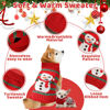 Picture of Christmas Dog Sweaters for Small Large Dogs Girl, Soft Warm Pup Dogs Shirt, Turtleneck Dog Sweaters for Medium Large Dogs, Double Knitting Collar for Outdoors Playing, Warm Dog Cat Clothes XXS