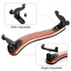 Picture of SUEWIO Violin Shoulder Rest for 1/2 Size, [Imitation Wood Grain] Violin Shoulder Rest with Comfortable Foam Pad & Height Adjustable Feet