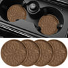 Picture of ME.FAN Car Cup Coaster [4 Pack] Silicone Car Coasters/Cup Mats - 2.75In Universal Non-Slip Recessed Car Interior Accessories - Car Cup Holder Insert Coasters Coffee