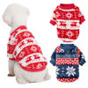 Picture of Kyaringtso Dog Sweater, 2 Pack Dog Sweaters for Small Dogs, Dog Clothes for Small Dogs Girl Boy, Ultra Soft and Warm Puppy Sweater Dog Coat for Winter Christmas (X-Large, Xmas Red+Xmas Blue)