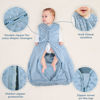 Picture of Yoofoss Fleece Baby Sleep Sack 12-18 Months with Plush Dots, TOG 1.5 Baby Wearable Blanket with 2-Way Zipper, Cotton Toddler Sleep Sack Fleece