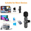 Picture of Aisizon Wireless lavalire Microphone, Wireless Clip on Microphones, Hi-Fi Audio, Wireless Mic A3, for iPhone 15, Laptop, Zoom Meeting, Video Recording, tiktok