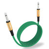 Picture of Augioth Guitar Cable 15 ft, Stage Electric Instrument Bass Cable AMP Cord 1/4 Straight to Straight Green