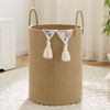 Picture of Artfeel Laundry Basket,Woven Cotton Rope Laundry Hamper,60L for Decorative Storage of Dirty Clothes,Toys and Blankets in Bathroom,Baby Room and Living Room