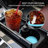 Picture of ME.FAN Car Cup Coaster [4 Pack] Silicone Car Coasters/Cup Mats - 2.75In Universal Non-Slip Recessed Car Interior Accessories - Car Cup Holder Insert Coasters Sky Blue