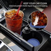 Picture of ME.FAN Car Cup Coaster [4 Pack] Silicone Car Coasters/Cup Mats - 2.75In Universal Non-Slip Recessed Car Interior Accessories - Car Cup Holder Insert Coasters Navy Blue