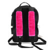 Picture of Amooca Soft Faux Fur Universal Fit Seatbelt Cover Car Truck SUV Airplane Seat Belt Shoulder Pad for Carmera Backpack Straps Neck Cushion Protector 2 Pack 10.5in Rose Red