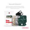 Picture of Pet Parents Washable Dog Diapers (3pack) of Durable Doggie Diapers, Premium Female Dog Diapers (X-Small, Spruce)