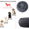 Picture of Calming Bed for Dogs 30 Inches Dark Gray Dog Beds for Medium Dogs Washable Anti-Anxiety Dog Beds for Medium Dogs