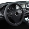 Picture of Microfiber Leather 15" Universal Fit Car Steering Wheel Cover, Elastic Nonslip Breathable and Odorless, Black