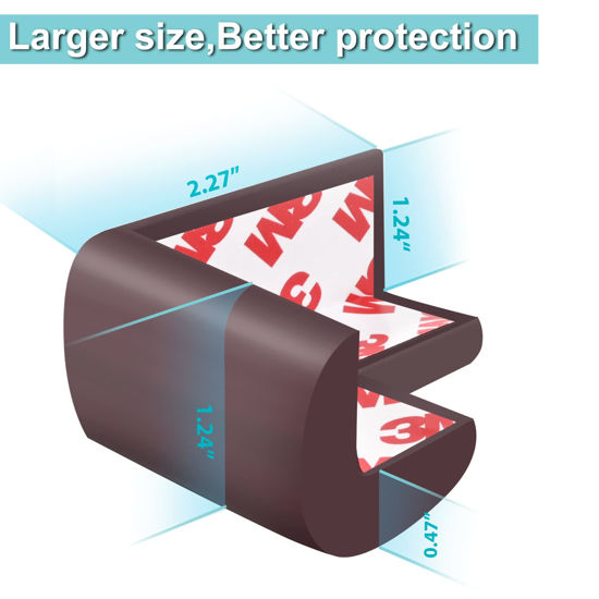 GetUSCart- 12 Pack Soft Corner Protector Baby Proofing Edge and Corner ...