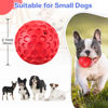 Picture of DISSKNIC Indestructible Squeaky Dog Balls Puppy Toys, Interactive Dog Toys for Small Dogs, Puppy Chew Toys for Teething and Relax, Dog Chew Toy Balls Small Dog Toys for Small Breed, Outdoor Dog Toys