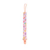 Picture of Nuby Pacifinder Baby Pacifier Clip - (2-Pack) - Pacifier Holder Clip with Convenient Hook Loop - Flowers and Polka Dots