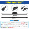 Picture of 13" Rear Wiper Blade, Replacement Windshield Wiper Blades For Hyundai Elantra GT 17-13 /Jaguar E-Pace 24-18，F-Pace 21-17 / Kia Niro 22-17 Niro EV 22-19 Forte 18-14 /Alfa Romeo Stelvio 23-17 (13-P)