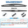 Picture of 10" Rear Wiper Blade，Back Windshield Wiper for Nissan Leaf 17-11 /Honda HRV 22-16，CR-V 2023 /Mitsubishi Outlander Sport 24-11，Eclipse Cross 20-18，ASX 15-13，Montero Sport 21-19，RVR 22-10 (H250/10-B)