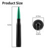 Picture of BJSIA Upgrade Universal Car Antenna Compatible with Ford, Dodge, Chevrolet, GMC, Jeep, Toyota Truck Antenna - Made of Rugged Billet and Aluminum, Green, Car Accessories