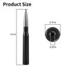 Picture of BJSIA Upgrade Universal Car Antenna Compatible with Ford, Dodge, Chevrolet, GMC, Jeep, Toyota Truck Antenna - Made of Rugged Billet and Aluminum, Gray, Car Accessories